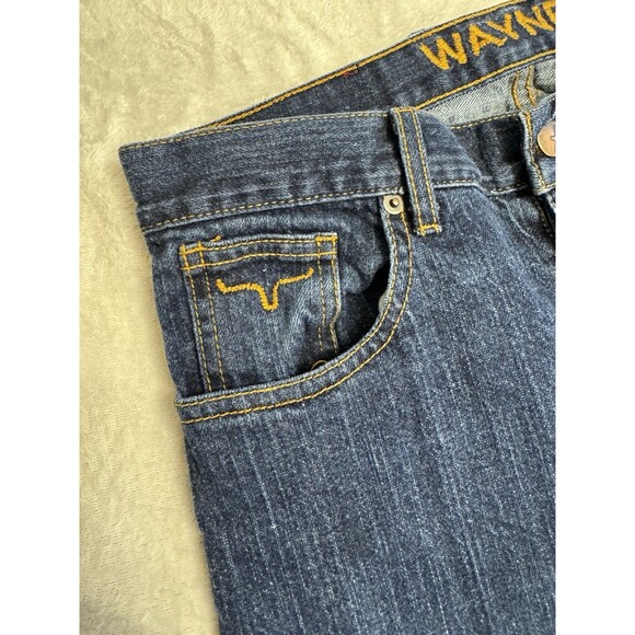 Kimes Ranch Wayne Jeans Men’s 29x36 Blue Slim Fit Western Stretch Denim USA - Picture 5 of 16